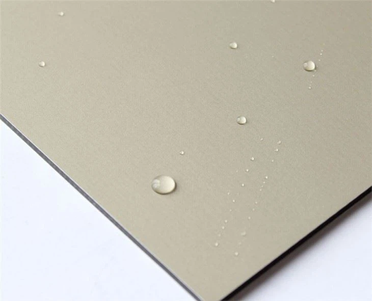 Gold Color ACP For Outdoor Cladding PVDF Coating