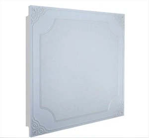 Kvadratni aluminijski plafon dizajnirani za ured, 300x300, 600x600mm u prilagođenoj debljini