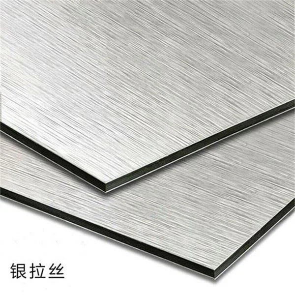 Silver Gray Acp/ Shiplap Cladding Composite / Acp Acm