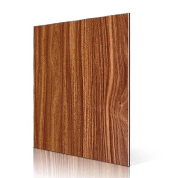 Hot Sale 4x8ft Size PE Coating Wooden ACP ACM Aluminium Composite Panel